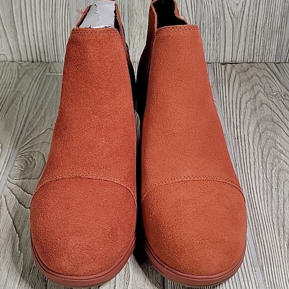 Sorel Evie Pull On Suede Leather Waterproof Ankle Boots Womens Size 9.5 NEW - Picture 3 of 12